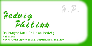 hedvig philipp business card